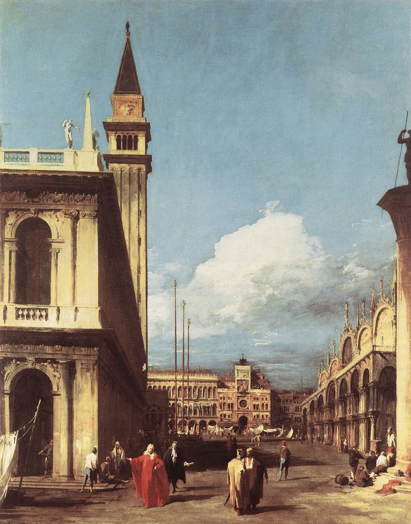 The Piazzetta, Looking toward the Clock Tower df