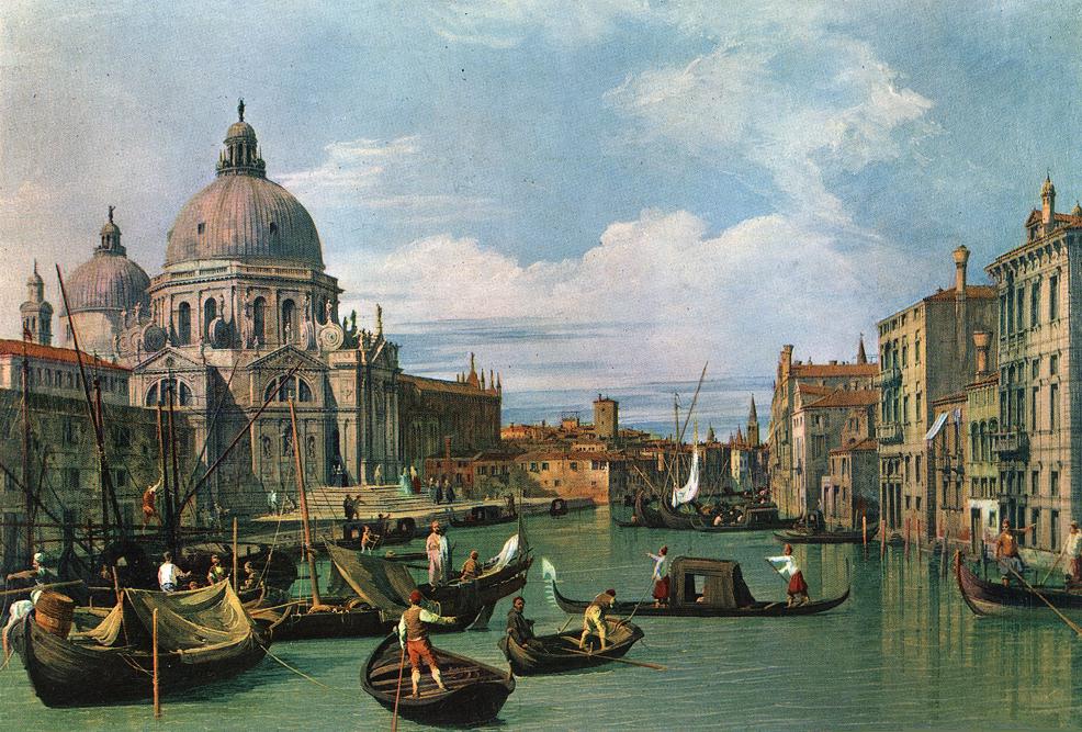 The Grand Canal and the Church of the Salute df