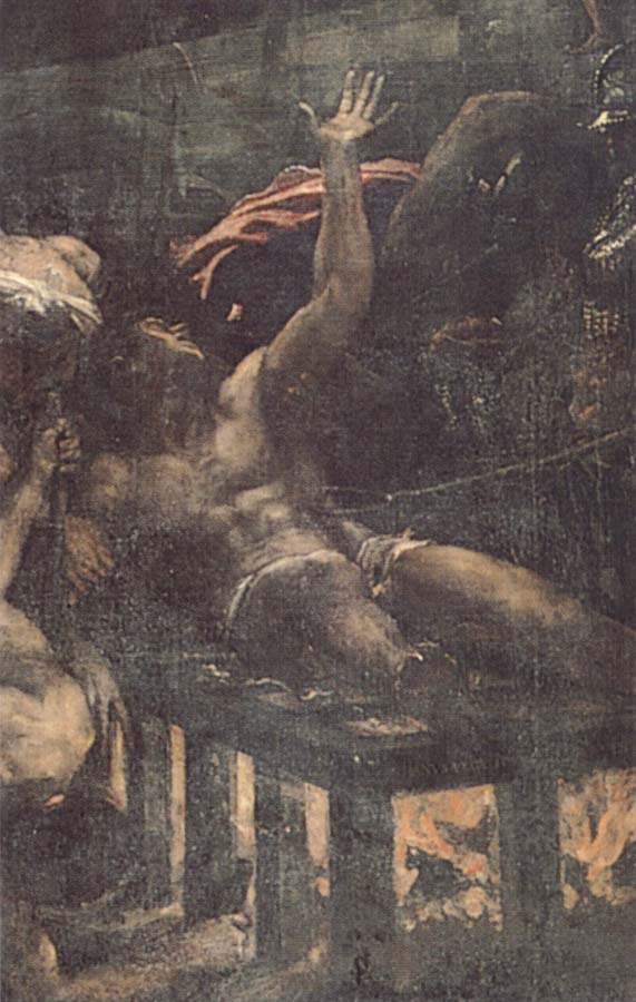 Detail of  Martyrdom of St.Laurence