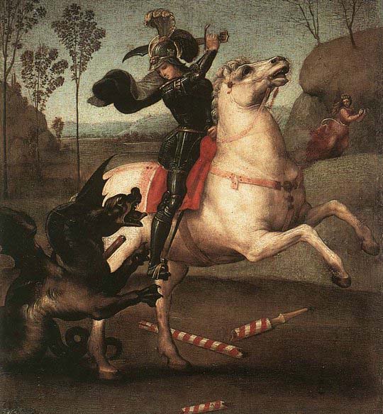 St George Fighting the Dragon