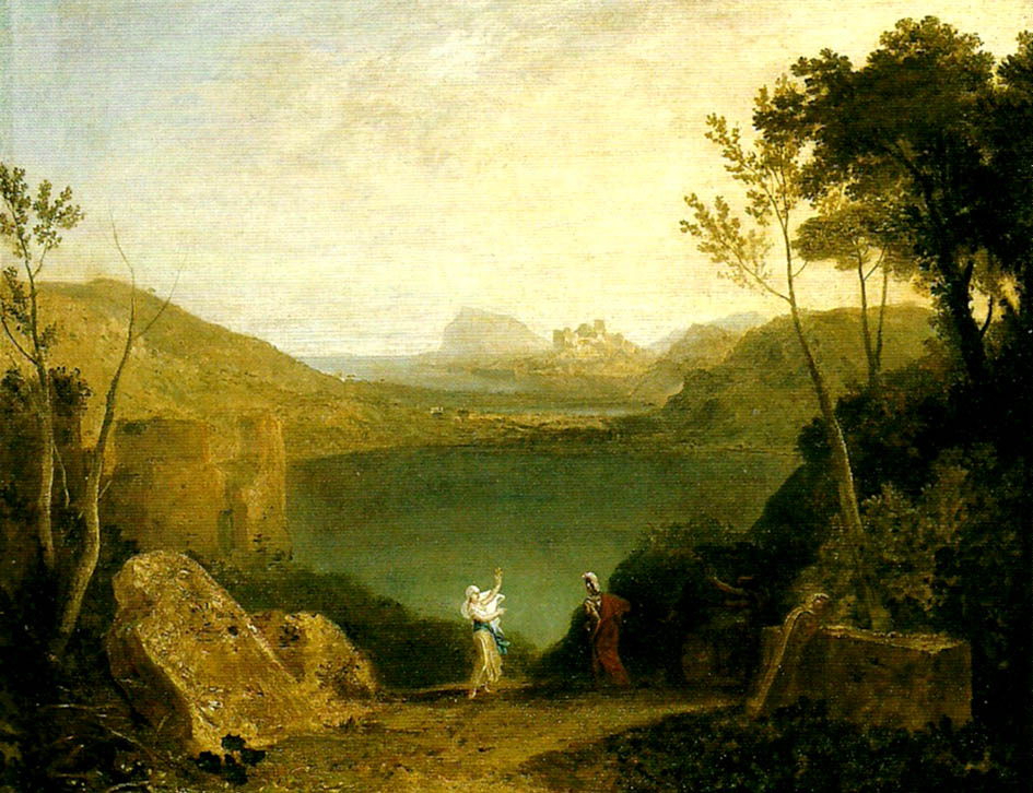 aeneas and the sibyl, lake avernus