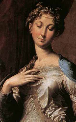 Madonna with Long Nec Detail