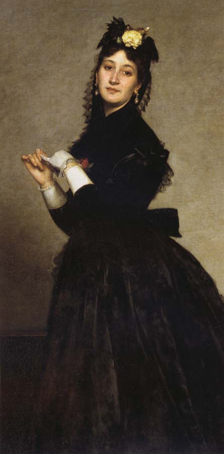 Woman with a Glove