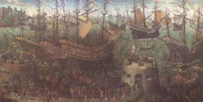 The Embarkation of Henry VIII at Dover (mk25)