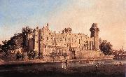 Canaletto Warwick Castle: the South Front df oil on canvas