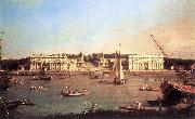 Canaletto London: Greenwich Hospital from the North Bank of the Thames d oil on canvas