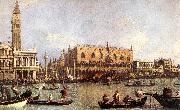 Canaletto Palazzo Ducale and the Piazza di San Marco oil