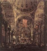 Canaletto San Marco: the Interior f oil painting on canvas