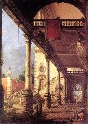 Canaletto Perspective fg oil on canvas