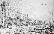 Canaletto Venice: Riva degli Schiavoni ff oil on canvas