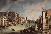 Canaletto Grand Canal, Looking East from the Campo San Vio oil on canvas