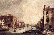 Canaletto Rio dei Mendicanti: Looking South oil on canvas