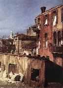 Canaletto The Stonemason s Yard (detail) china oil painting artist