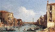 Canaletto The Grand Canal from Campo S. Vio towards the Bacino fdg oil on canvas