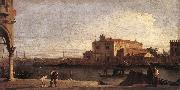 Canaletto View of San Giovanni dei Battuti at Murano d oil on canvas