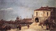 Canaletto The Fonteghetto della Farina oil on canvas