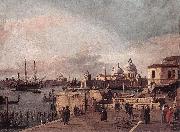 Canaletto Entrance to the Grand Canal: from the West End of the Molo  dd oil