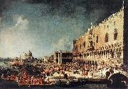 Canaletto Arrival of the French Ambassador in Venice d oil painting on canvas