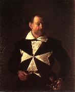 Caravaggio Portrait of Alof de Wignacourt fg oil on canvas