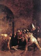 Caravaggio Burial of St Lucy fg oil painting on canvas
