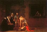 Caravaggio The Beheading of the Baptist oil on canvas