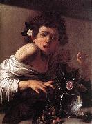 Caravaggio Boy Bitten by a Lizard f oil on canvas