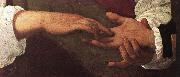 Caravaggio The Fortune Teller (detail) drgdf oil painting on canvas