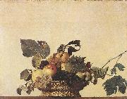 Caravaggio Basket of Fruit df oil on canvas