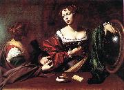 Caravaggio Martha and Mary Magdalene gg oil painting on canvas