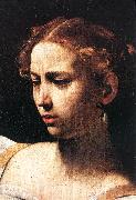 Caravaggio Judith Beheading Holofernes (detail) gf oil on canvas