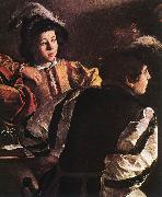 Caravaggio The Calling of Saint Matthew (detail) urt china oil painting artist