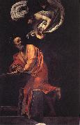 Caravaggio The Inspiration of Saint Matthew df china oil painting artist