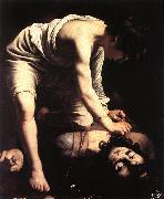 Caravaggio David fgfd oil on canvas