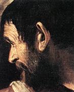 Caravaggio Supper at Emmaus (detail) d china oil painting artist