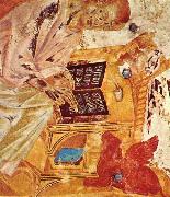Cimabue St Luke (detail) sd oil on canvas