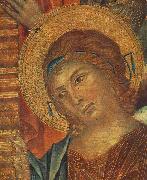 Cimabue The Madonna in Majesty (detail) dfg oil on canvas