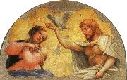Correggio Coronation of the Virgin oil on canvas