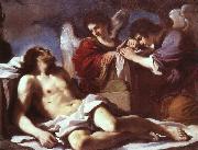 GUERCINO Angels Weeping over the Dead Christ hj oil on canvas