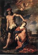 GUERCINO Martyrdom of St Catherine sdg oil on canvas