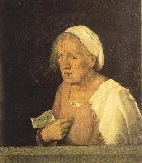 Giorgione Old Woman dhjd oil on canvas