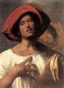 Giorgione The Impassioned Singer dg oil on canvas