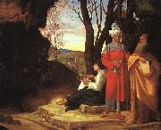 Giorgione The Three Philosophers dh oil on canvas