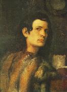 Giorgione Portrait of a Young Man dh oil on canvas