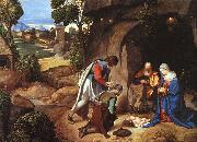 Giorgione The Adoration of the Shepherds oil on canvas