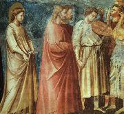 Giotto Scenes from the Life of the Virgin 1 oil on canvas