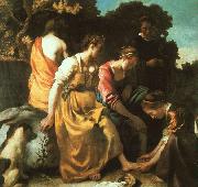 JanVermeer Diana and her Companions oil on canvas