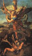 Raphael Saint Michael Trampling the Dragon oil painting on canvas