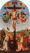 Raphael Christ on the Cross with the Virgin, Saint Jerome, Mary Magdalene and John the Baptist oil on canvas