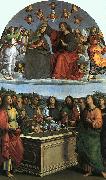 Raphael Coronation of the Virgin oil on canvas