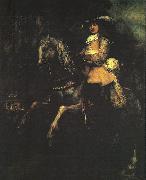 Rembrandt Frederick Rihel on Horseback painting